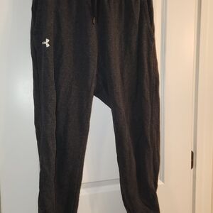 Under Armour Womens Size Xl Charcoal Joggers Sweatpants